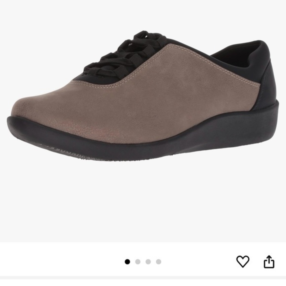 Clarks Black and Brown Sneakers Sleek Comfort Design